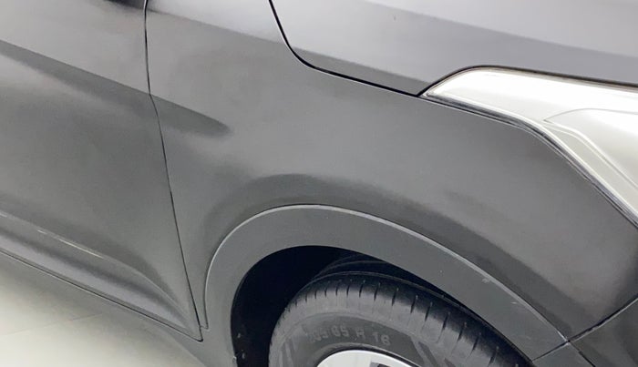 2018 Hyundai Creta E PLUS 1.6 PETROL, Petrol, Manual, 1,14,372 km, Right fender - Slightly dented