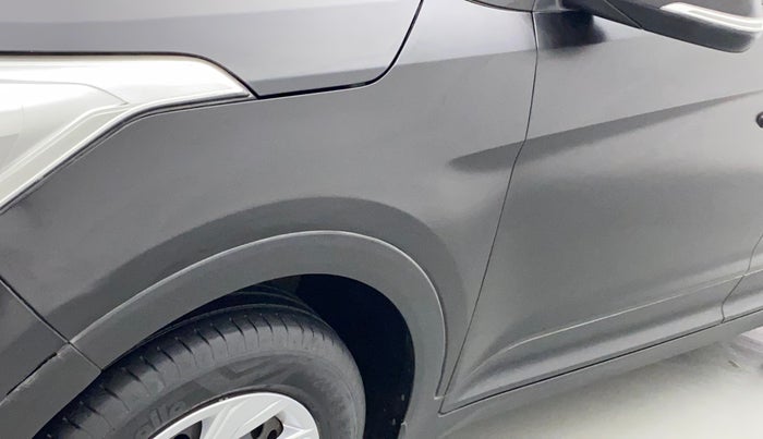 2018 Hyundai Creta E PLUS 1.6 PETROL, Petrol, Manual, 1,14,372 km, Left fender - Minor scratches