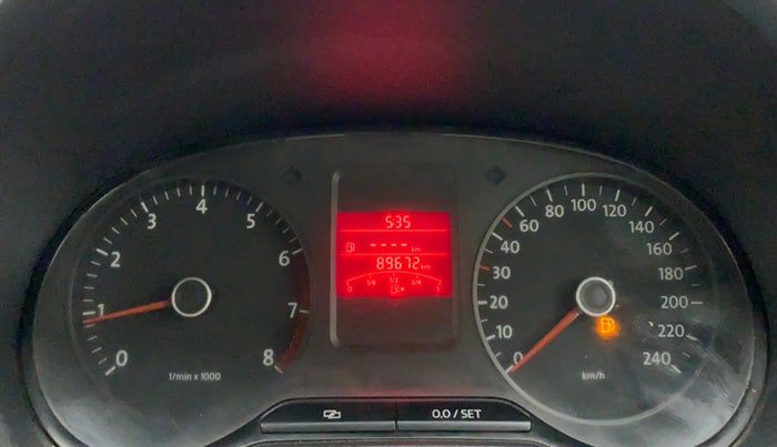 2012 Volkswagen Polo TRENDLINE 1.2L PETROL, Petrol, Manual, 89,823 km, Odometer Image