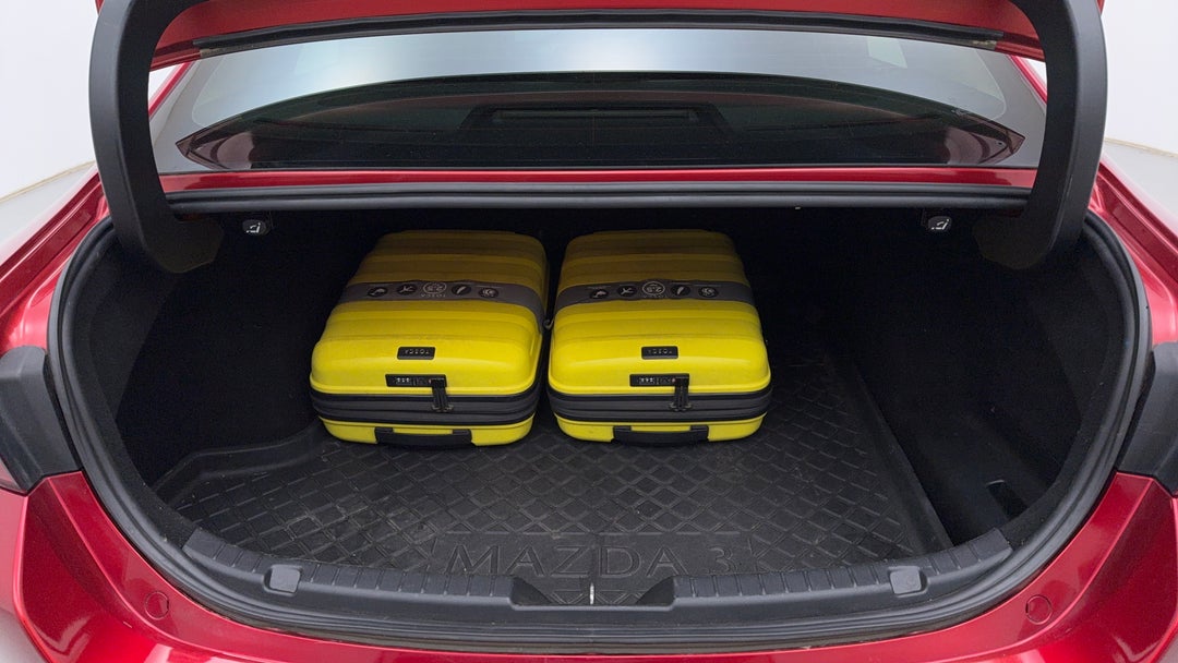 Boot Inside View with Luggage