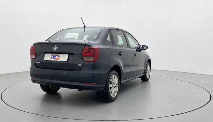 2016 Volkswagen Ameo HIGHLINE1.5L, Diesel, Manual, 1,09,668 km, Right Back Diagonal