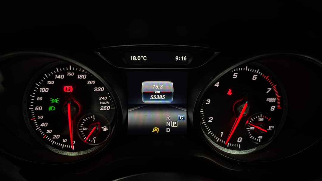 2018 Mercedes-benz GLA 180, Automatic, 55385 km, Odometer View
