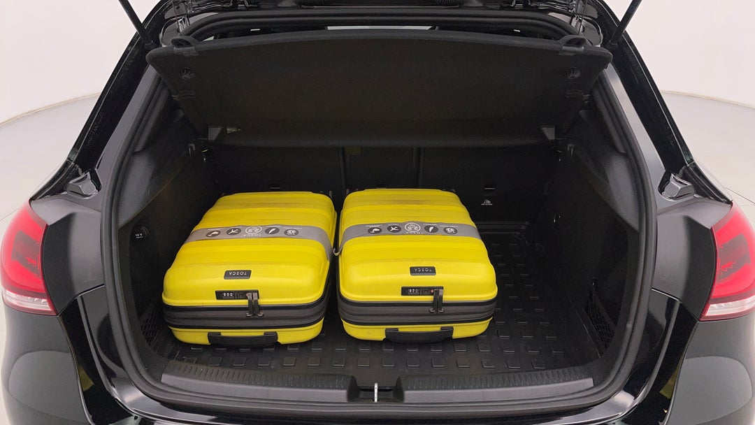 Boot Inside View with Luggage