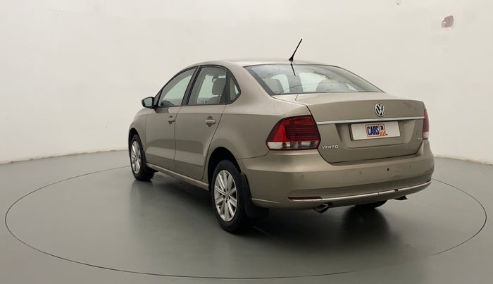 2017 Volkswagen Vento HIGHLINE 1.5 AT, Diesel, Automatic, 1,12,906 km, Left Back Diagonal