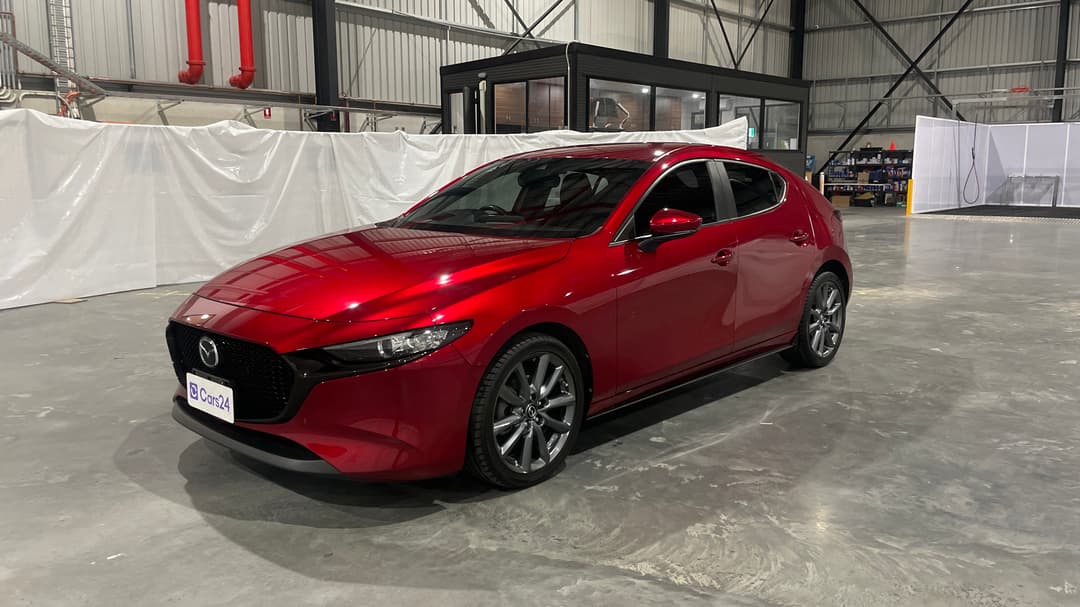2021 Mazda Mazda3 G20 Evolve, Automatic, 80689 km, Left Front Diagonal (45- Degree) View