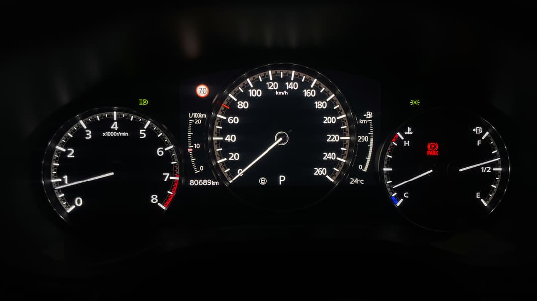 2021 Mazda Mazda3 G20 Evolve, Automatic, 80689 km, Odometer View