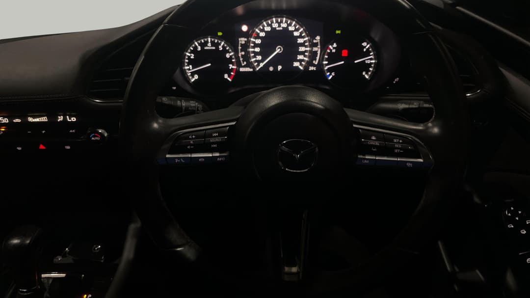2021 Mazda Mazda3 G20 Evolve, Automatic, 80689 km, Steering Wheel Close-up