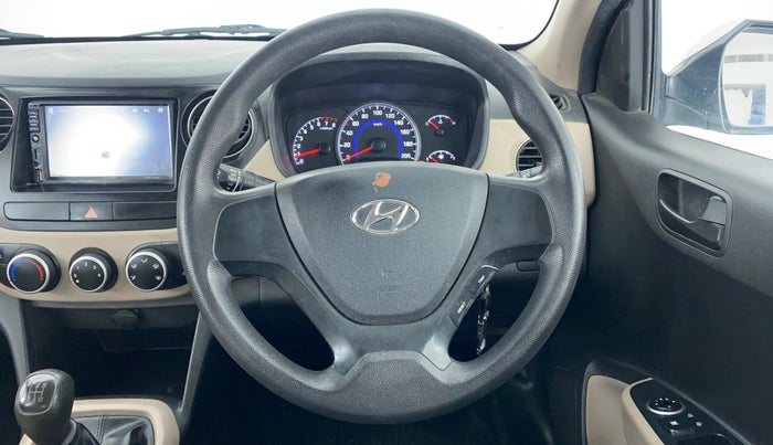 2017 Hyundai Grand i10 MAGNA 1.2 KAPPA VTVT, Petrol, Manual, 13,914 km, Steering Wheel Close Up