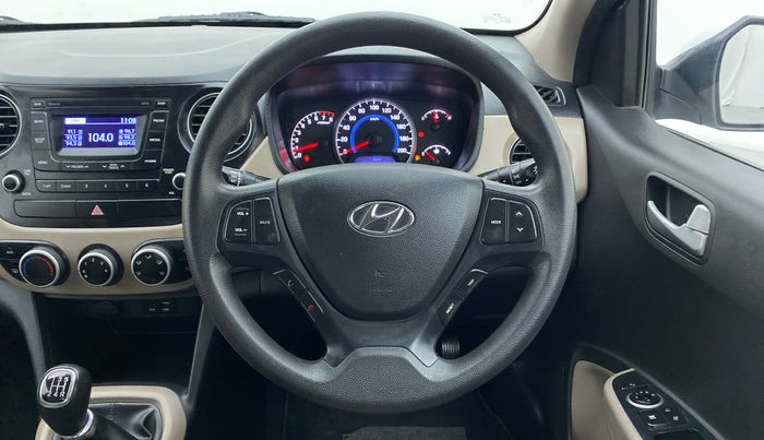 2016 Hyundai Grand i10 SPORTZ 1.2 KAPPA VTVT, Petrol, Manual, 29,227 km, Steering Wheel Close Up