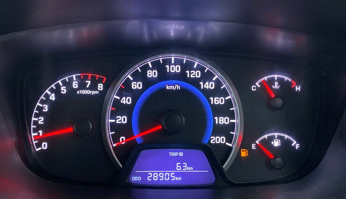 2016 Hyundai Grand i10 SPORTZ 1.2 KAPPA VTVT, Petrol, Manual, 29,227 km, Odometer Image