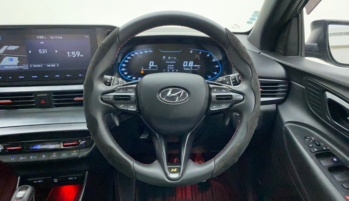 2023 Hyundai NEW I20 N LINE N8 1.0 TURBO GDI DCT, Petrol, Automatic, 3,379 km, Steering Wheel Close Up