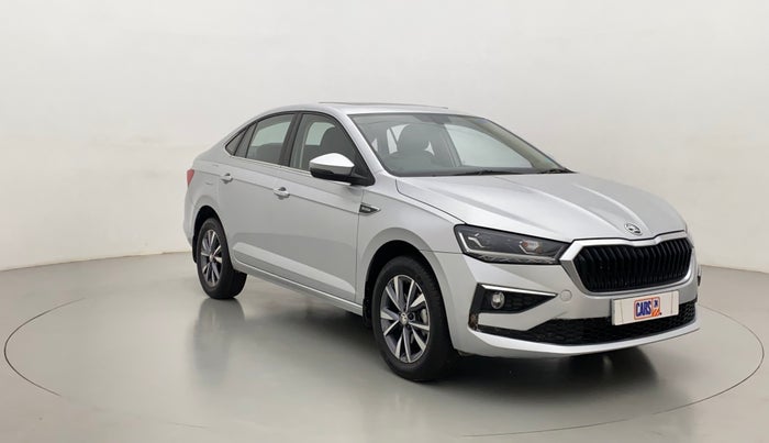 2022 Skoda SLAVIA STYLE 1.0 TSI AT, Petrol, Automatic, 2,986 km, Right Front Diagonal