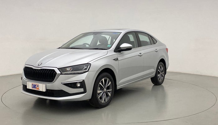 2022 Skoda SLAVIA STYLE 1.0 TSI AT, Petrol, Automatic, 2,986 km, Left Front Diagonal