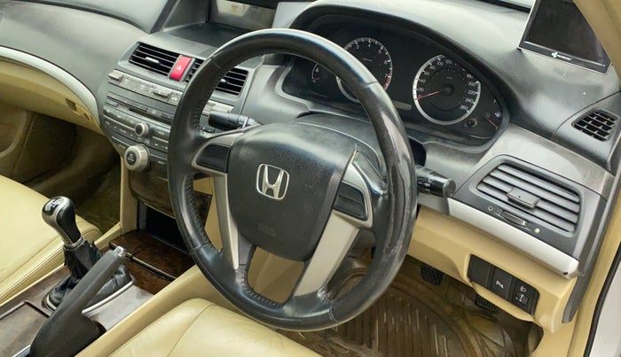 2011 Honda Accord 2.4L I-VTEC MT, Petrol, Manual, 58,657 km, Steering wheel - Steering cover is minor torn