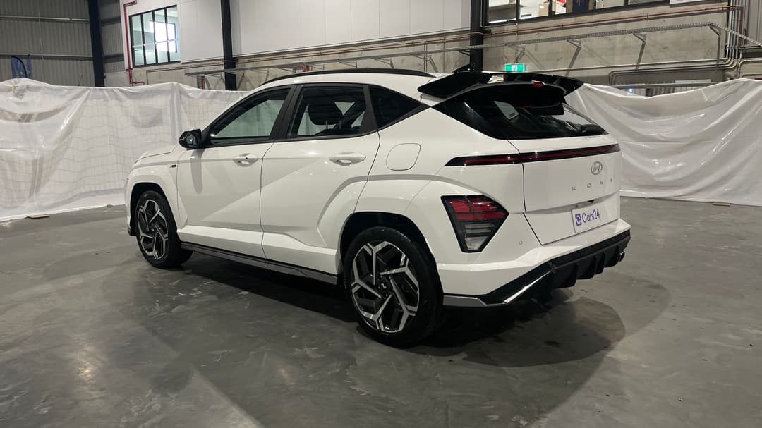 2023 Hyundai Kona N Line, Automatic, 57532 km, Left Back Diagonal (45- Degree) View