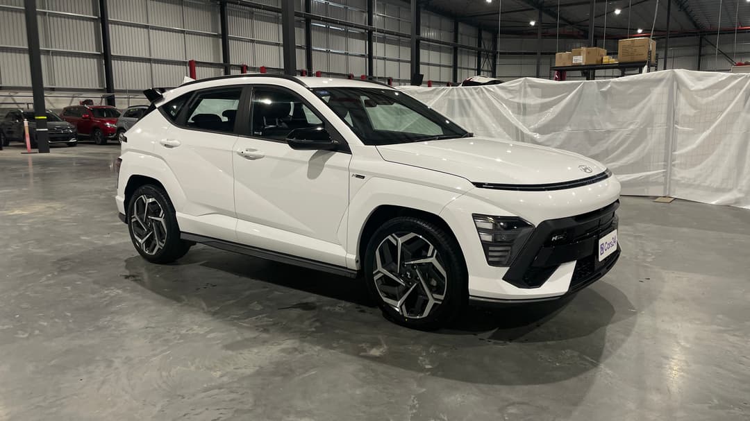 2023 Hyundai Kona N Line, Automatic, 57532 km, Right Front Diagonal (45- Degree) View