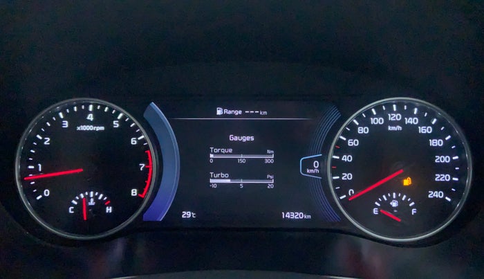 2019 KIA SELTOS GTX+ 1.4 MT, Petrol, Manual, 14,320 km, Odometer View