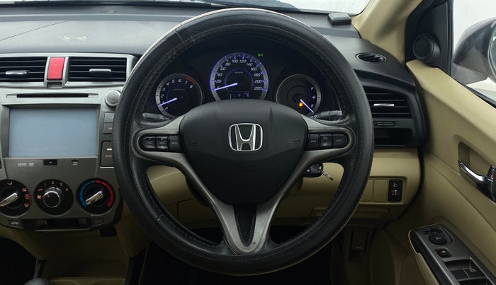 2012 Honda City V MT PETROL, Petrol, Manual, Steering Wheel Close Up