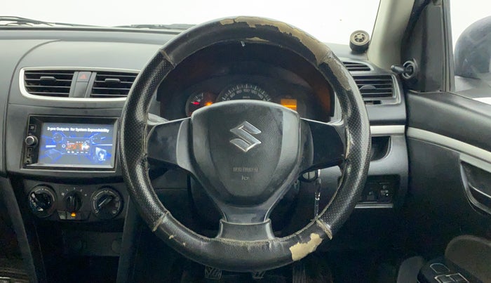 2017 Maruti Swift LXI (O), Petrol, Manual, 94,750 km, Steering Wheel Close Up