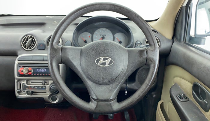 2012 Hyundai Santro Xing GL PLUS, Petrol, Manual, 8,170 km, Steering Wheel Close Up