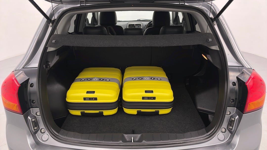 Boot Inside View with Luggage
