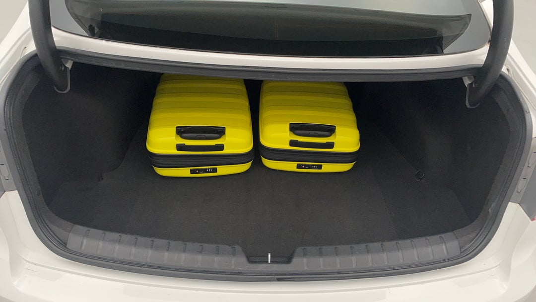 Boot Inside View with Luggage