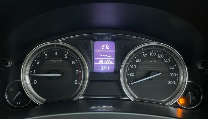 2016 Maruti Ciaz ZXI, Petrol, Manual, 38,182 km, Odometer Image
