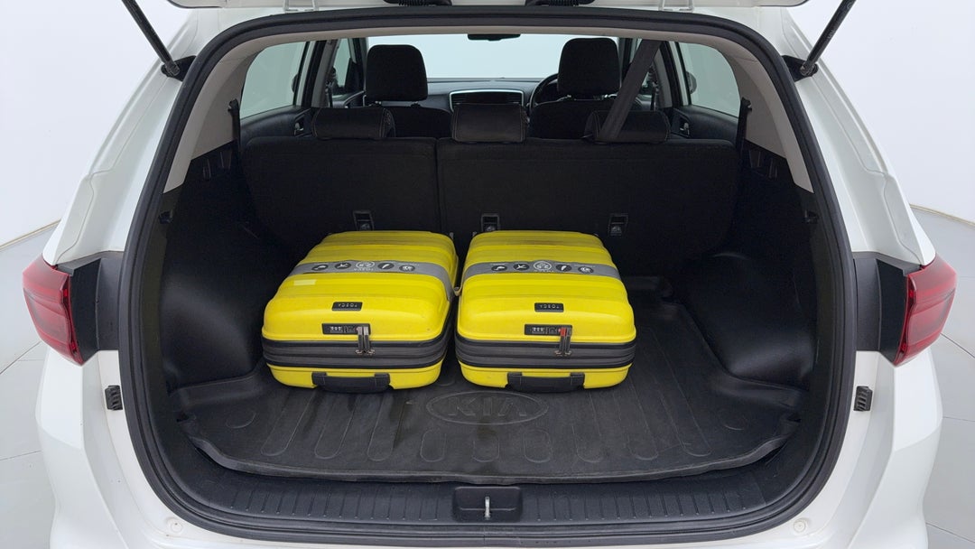 Boot Inside View with Luggage