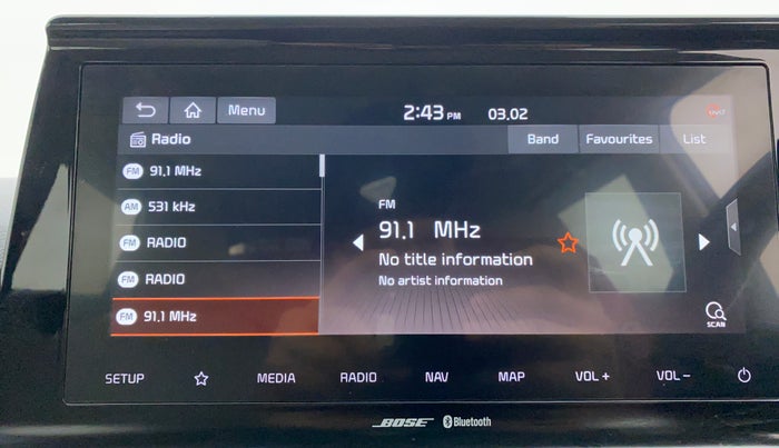 2019 KIA SELTOS 1.5 GTX+ AT, Diesel, Automatic, 55,408 km, Infotainment System