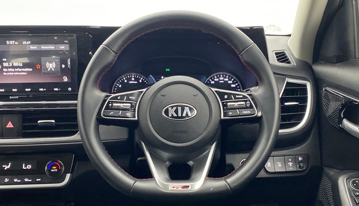 2020 KIA SELTOS GTX 1.4 GDI PETROL, Petrol, Manual, 12,499 km, Steering Wheel Close Up