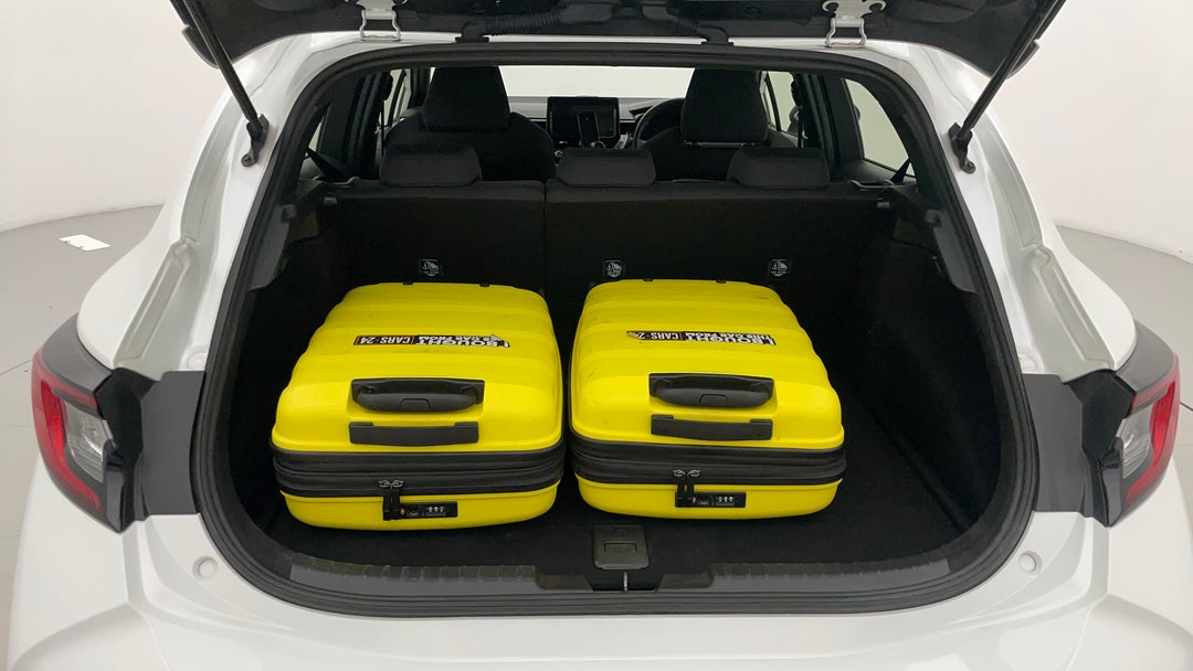 Boot Inside View with Luggage