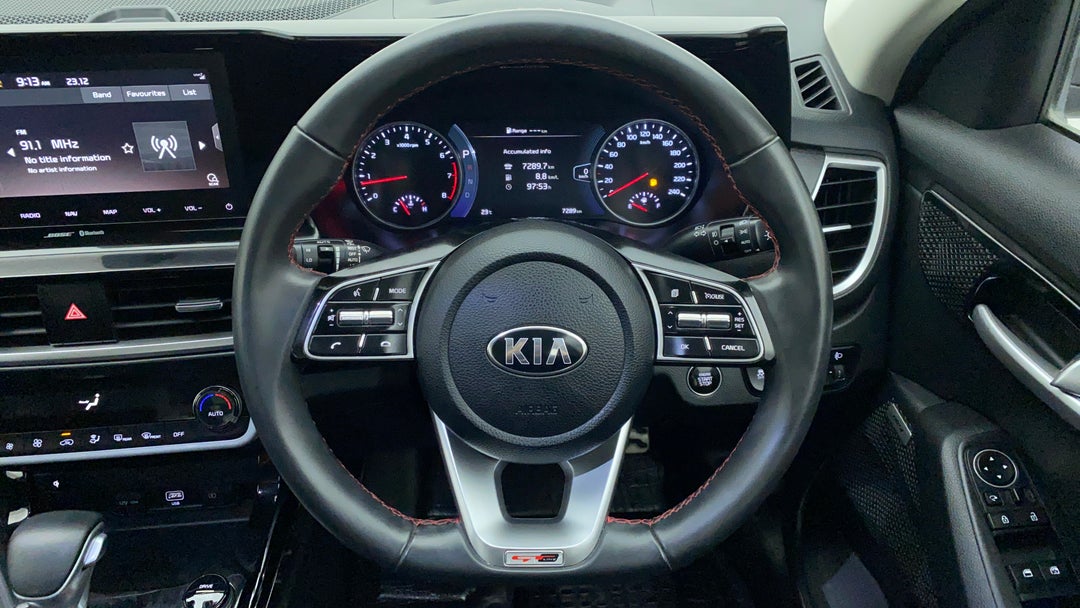 Steering Wheel Close Up