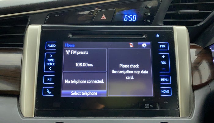 2016 Toyota Innova Crysta 2.7 ZX AT 7 STR, Petrol, Automatic, 40,801 km, Infotainment System