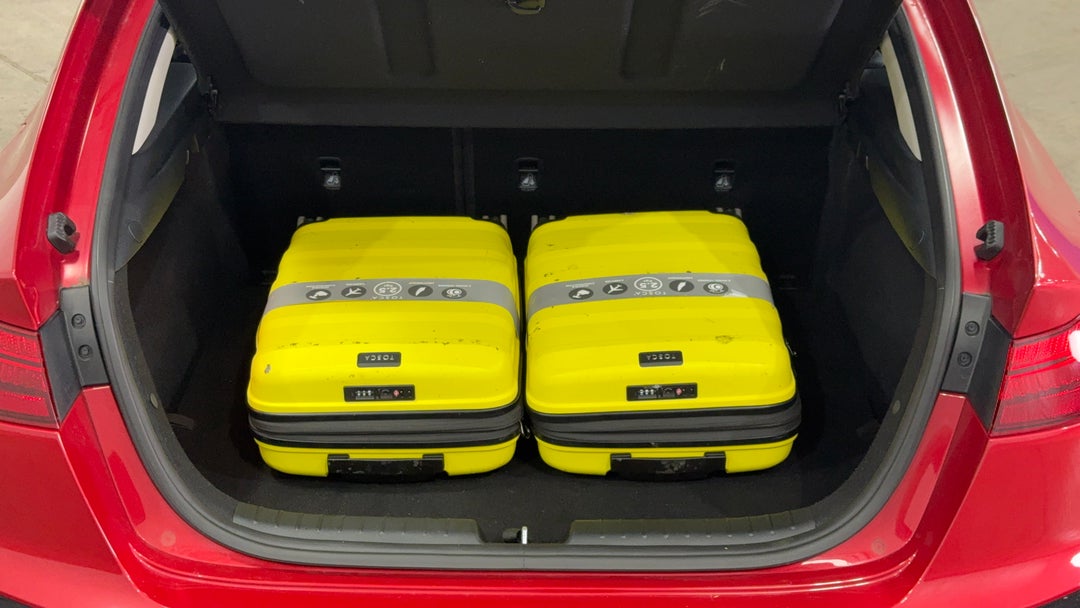 Boot Inside View with Luggage