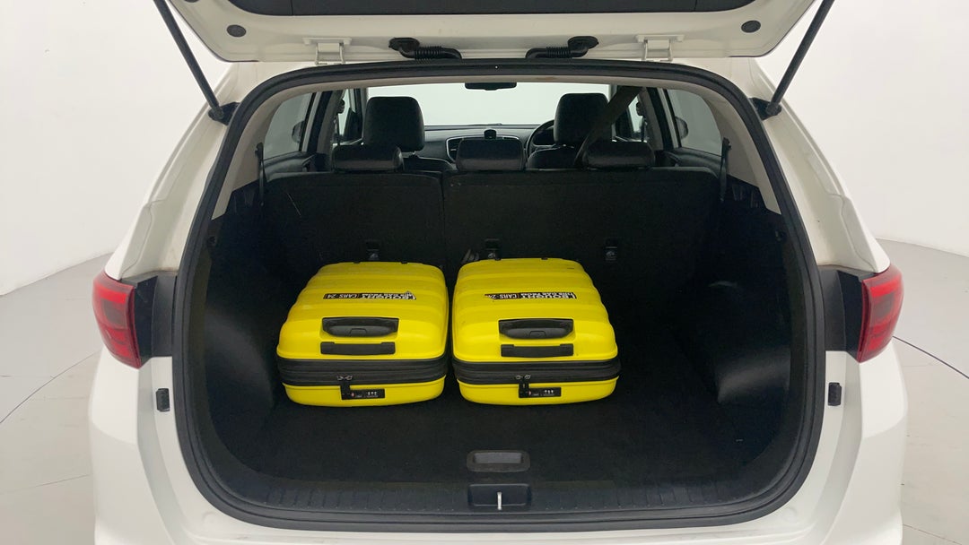 Boot Inside View with Luggage