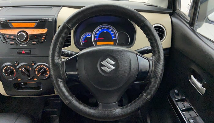2017 Maruti Wagon R 1.0 VXI, Petrol, Manual, 11,482 km, Steering Wheel Close Up