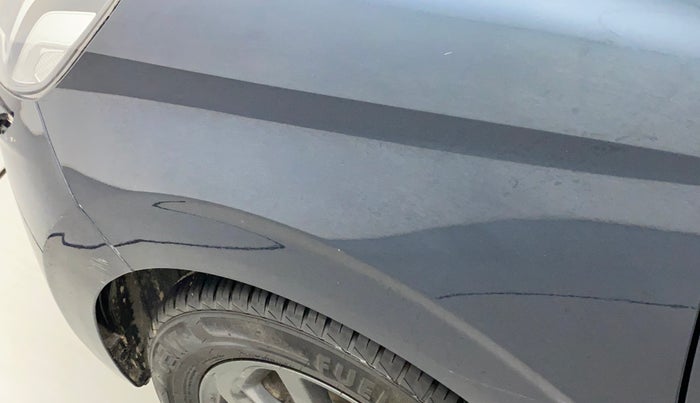 2019 Hyundai GRAND I10 NIOS SPORTZ AMT 1.2 KAPPA VTVT, Petrol, Automatic, 76,421 km, Left fender - Slightly dented