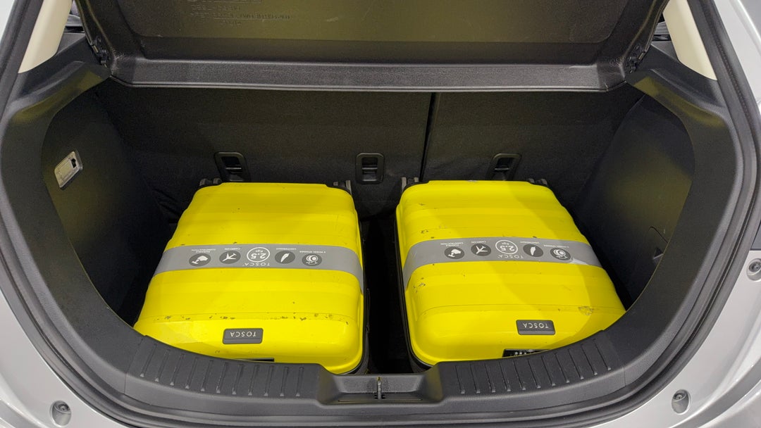 Boot Inside View with Luggage