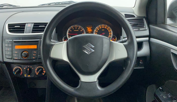 2013 Maruti Swift VXI, Petrol, Manual, 79,009 km, Steering Wheel Close Up