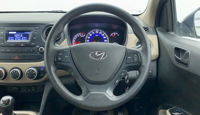 2018 Hyundai Grand i10 MAGNA 1.2 KAPPA VTVT, Petrol, Manual, 11,985 km, Steering Wheel Close Up