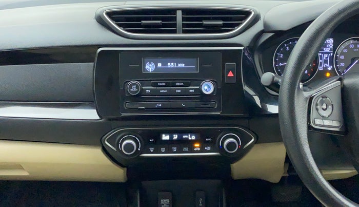 2018 Honda Amaze 1.2 V CVT I VTEC, Petrol, Automatic, 67,493 km, Air Conditioner