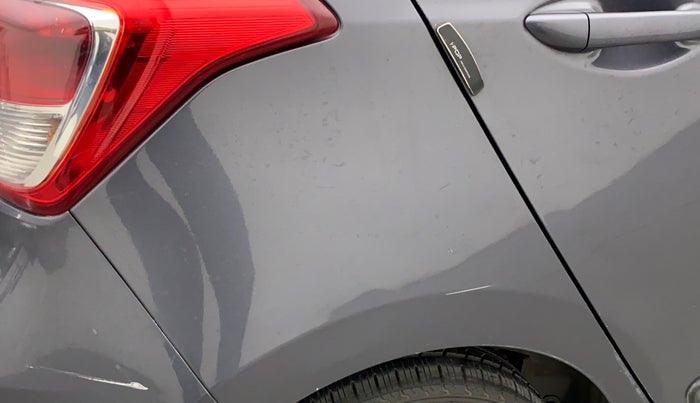2017 Hyundai Grand i10 SPORTZ 1.2 KAPPA VTVT, Petrol, Manual, 78,209 km, Right quarter panel - Minor scratches