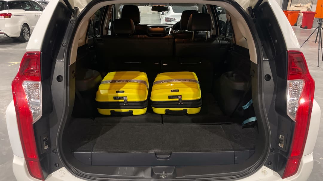2018 Mitsubishi Pajero Sport Gls (4x4) 7 Seat, Automatic, 131376 km, Boot Inside View with Luggage