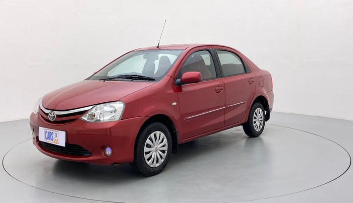 2012 Toyota Etios G, Petrol, Manual, 62,781 km, Left Front Diagonal