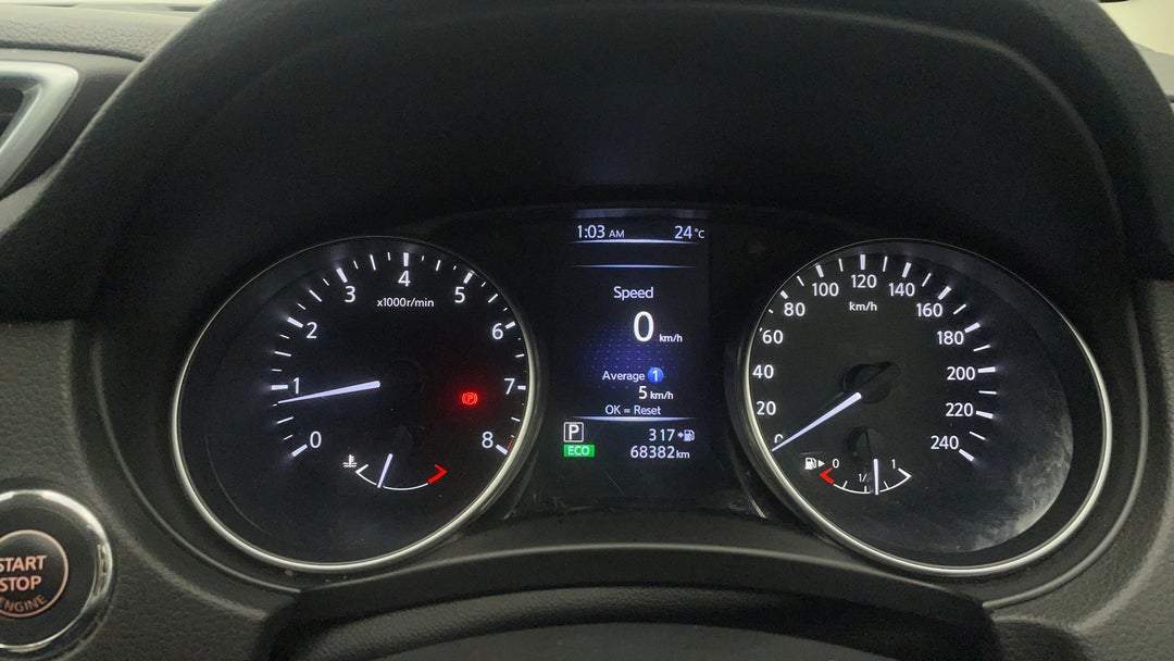 2018 Nissan Qashqai St, Automatic, 68382 km, Odometer View
