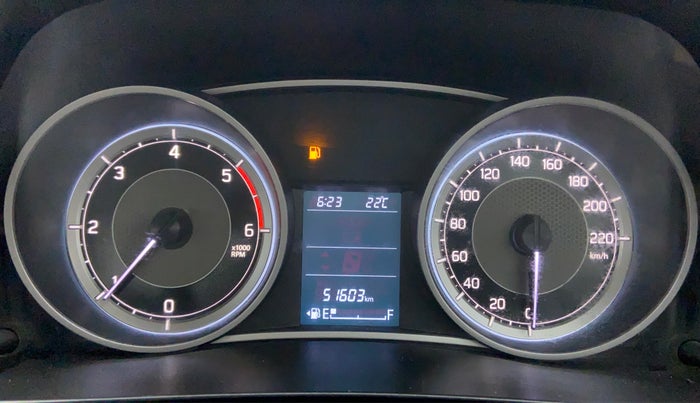2018 Maruti Dzire ZDI Plus, Diesel, Manual, 52,002 km, Odometer Image