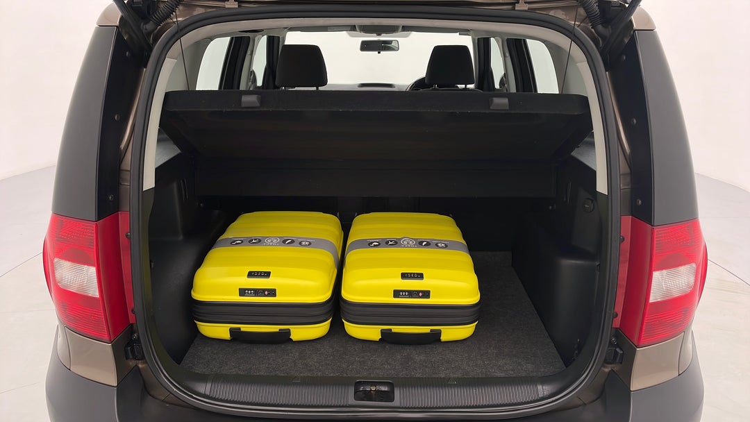 Boot Inside View with Luggage