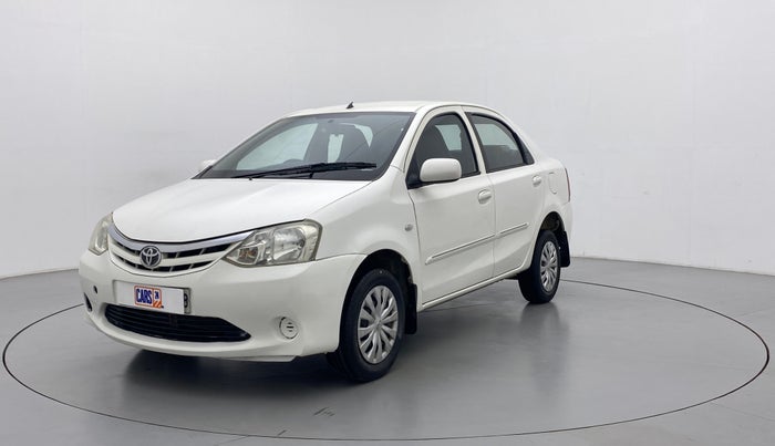 2011 Toyota Etios G, Petrol, Manual, 85,630 km, Left Front Diagonal