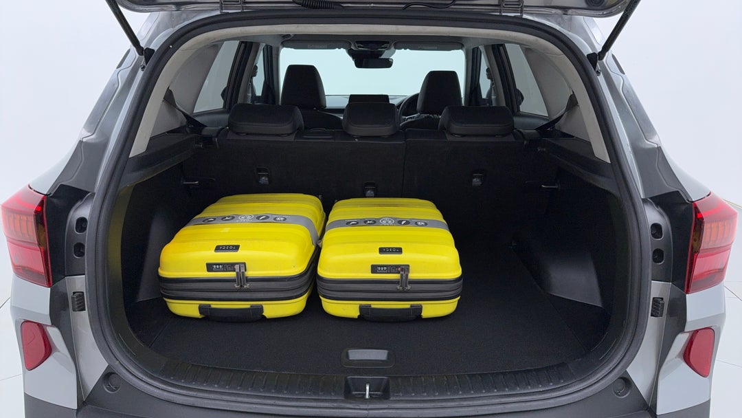Boot Inside View with Luggage