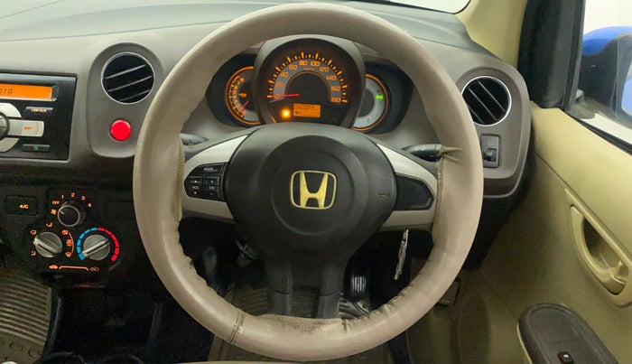 2012 Honda Brio S MT, Petrol, Manual, 60,023 km, Steering Wheel Close Up